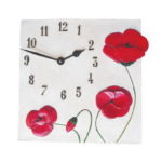 Horloge coquelicot