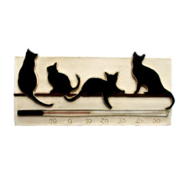 Thermomètre personnalisé chat. Choisissez votre coloris