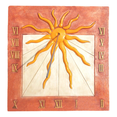 Cadran solaire Soleil jaune