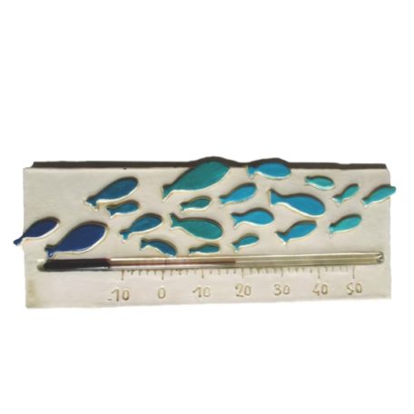 Thermomètre poissons bleus